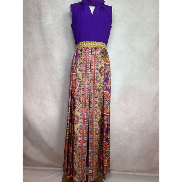 Vintage Palazzo Jumpsuit Psychedelic - Picture 1 of 11